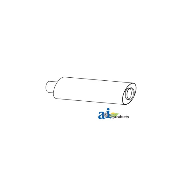 Muffler 39" x10.5" x6.5"